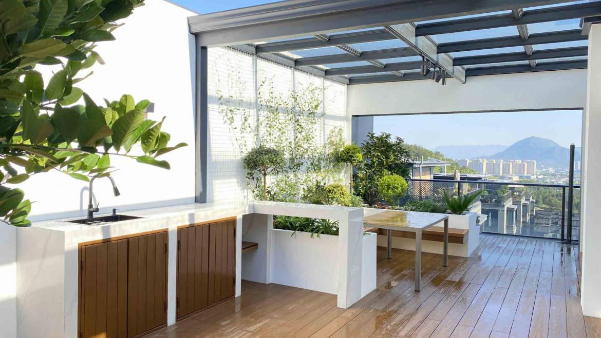 花园设计丨云栖桃花源屋顶花园