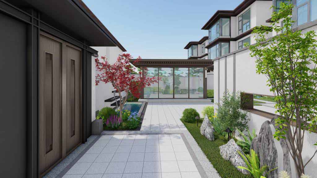 花园设计丨萧山曹家埭新中式花园